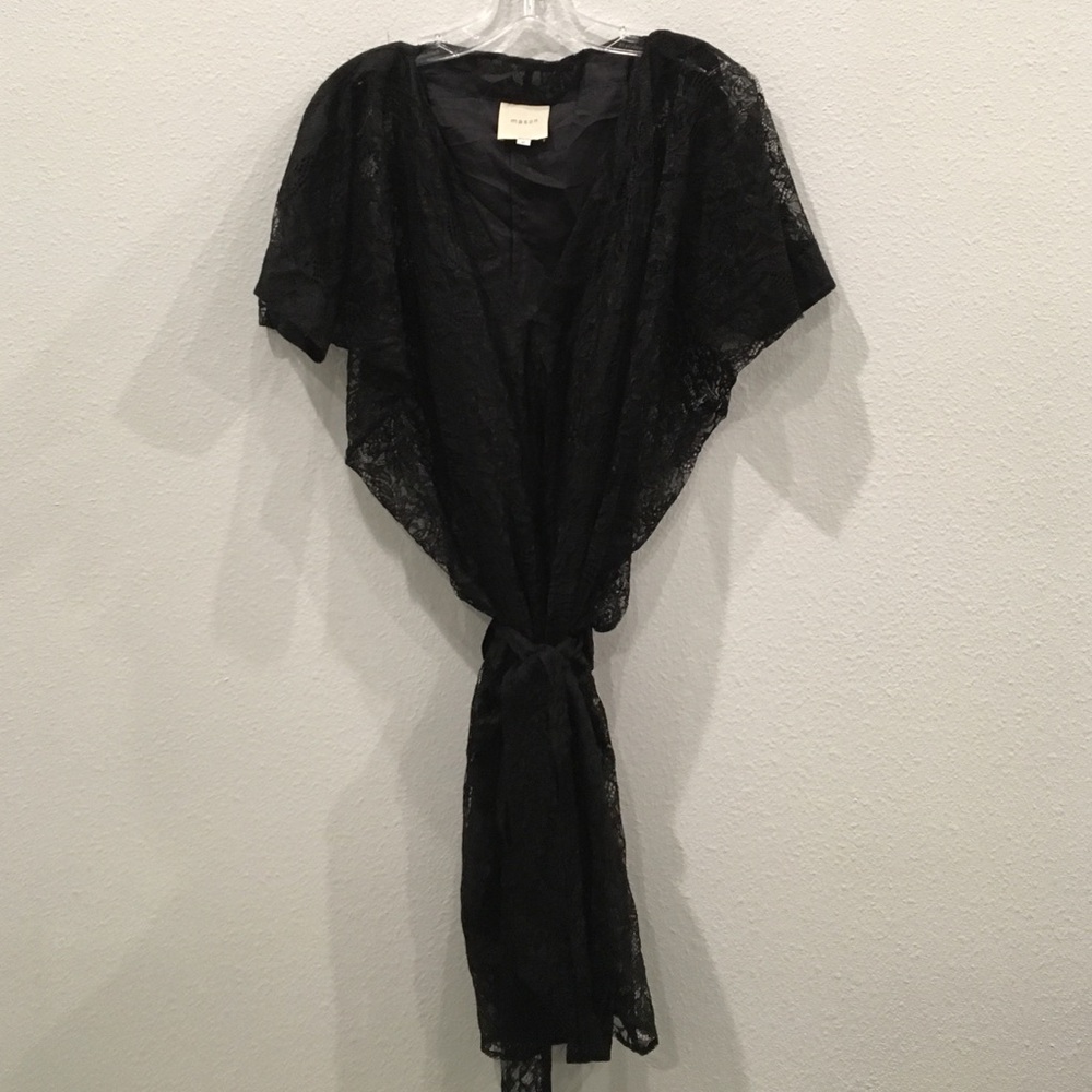 Lace mason dress with 100% silk lining - Picture 11 of 13